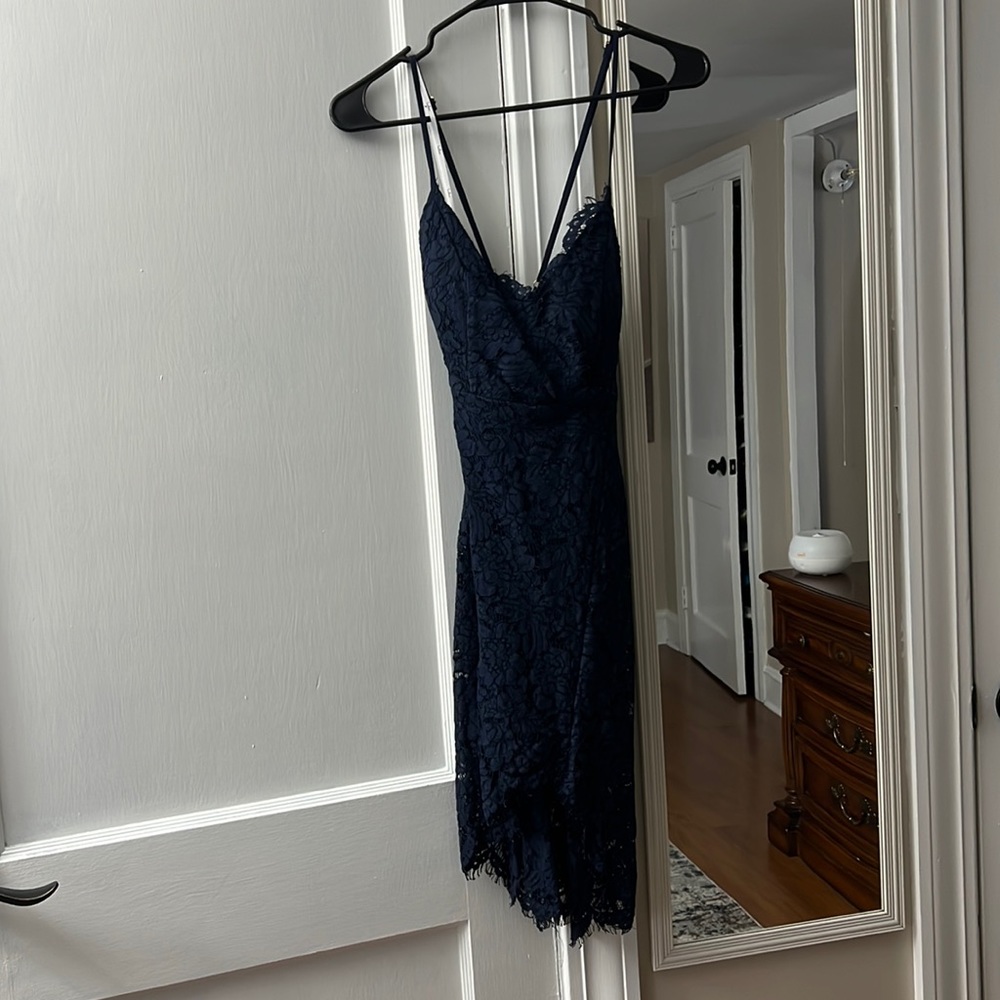 Lulus little navy blue cocktail dress
